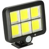 Saulės šviestuvas su judesio jutikliu 120 LED
