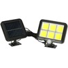 Saulės šviestuvas su judesio jutikliu 120 LED