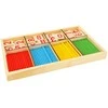 Montessori edukacinis rinkinys skačiavimo mokymuisi, medinis
