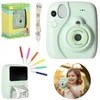 KIK Skaitmeninis momentinis fotoaparatas 16x 128GB kasetės, žalios spalvos žymekliai