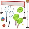 Sporto rinkinys 5in1 badmintonas krepšinis tinklinis tenisas frisbis
