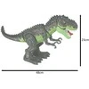 Ikonka T-REX elektroniniai dinozauro pasivaikščiojimai riaumoja žaliai