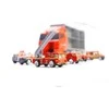 DWM Transporterio sunkvežimis TIR paleidimo įrenginys + metaliniai automobiliai ugniagesių komanda