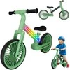 Baby Mix Balansinis dviratis Trike Fix Glow LED rėmas, žalias