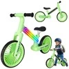 Balansinis dviratis Trike Fix Glow LED rėmas, neoninė žalia