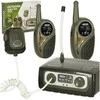 Vaikams skirtas Walkie Talkie radijo imtuvų rinkinys su PBX chaki spalvos