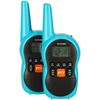 Vaikams skirti Walkie Talkie radijo imtuvai 3 km pasiekiamumas, rinkinys 2 vnt.
