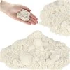 Kinetinis smėlis vaikams 1kg baltas