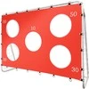 Futbolo vartai su taiklumo kilimėliu 215×153×76 cm