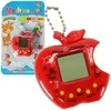 Žaislinis Tamagotchi elektroninis žaidimas obuolys raudonas