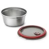 Black Blum Juodas Blum Juodas &amp; Blum Lunch box/indas plieno apvalus L 950 ml. / Juodas+BLUM