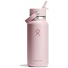 „Hydro Flask“ termosas su plačiu, lanksčiu šiaudiniu dangteliu „Trillium“ 0,946 l