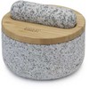 Joseph Joseph JJ-Grūdų skiedinys su mediniu dangteliu Dash, granito