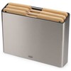 Joseph Joseph Joseph Folio Steel Bamboo 60229 4 el. sidabrinė