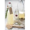 Buteliukas kwadratowa CLIP TOP 1L / Kilner