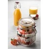 „Kilner Rayware Group“ KIL-0,07 l kvadratinis stiklainis su užsegimu