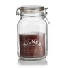 CLIP TOP kvadratinis stiklainis 1,5 l / Kilner