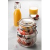 CLIP TOP kvadratinis stiklainis 1,5 l / Kilner