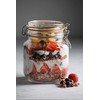 CLIP TOP kvadratinis stiklainis 1,5 l / Kilner