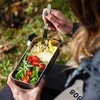 Rinkinys sztućców w etui MB Slim Box Monbento - juodas onyx-universalus