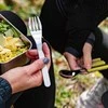 Rinkinys sztućców w etui MB Slim Box Monbento - juodas onyx-universalus