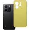 Greengo Oem Dėklas SILICONE 2mm skirtas Xiaomi Redmi NOTE 14 4G (GLOBAL - 164,84mm x 78,15mm x 8,16mm) lemon