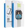 Blueo 5D Mr. Monkey Glass - skirtas Apple Watch 10 42MM juodas (Strong HD)