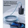 USB laidas Acefast C2-01 MFi PD30W USB-C to Lightning 1.2m juodas