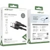 USB laidas Acefast C2-02 MFi USB-A iki Lightning 1.2m juodas
