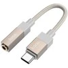 Adapteris AUX USB C (vyras) į Jack 3,5 mm (lizdas) Hoco UPA32C auksinis