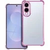 4Kom Oem Dėklas ANTISHOCK ELECTRO skirtas Samsung Galaxy S25 Edge rožinės spalvos