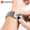 „Apple Watch“ dirželis Forcell F-Design FA11 plieno užsegimas 38 / 40 / 41 mm sidabrinis