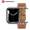 „Apple Watch“ dirželis Forcell F-Design FA20 skylučių dirbtinės odos 38/40/41 mm rudas