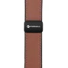 „Apple Watch“ dirželis „Forcell F-Design FA21“ magnetinis dirbtinės odos dirželis, 38/40/41 mm, rudas