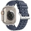 „Apple Watch“ dirželis Forcell F-Design FA06 silikoninis, 42 / 44 / 45 / 49 mm, mėlynas