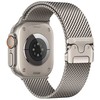 „Apple Watch“ dirželis Forcell F-Design FA11 plieno užsegimas 38 / 40 / 41 mm sidabrinis