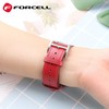 „Apple Watch“ dirželis Forcell F-Design FA20 skylučių dirbtinės odos 38/40/41 mm, raudonas