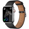 „Apple Watch“ dirželis Forcell F-Design FA20 skylučių dirbtinės odos 42/44/45/49 mm, juodas