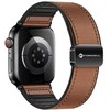 „Apple Watch“ dirželis „Forcell F-Design FA21“ magnetinis dirbtinės odos dirželis, 38/40/41 mm, rudas