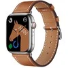 „Apple Watch“ dirželis Forcell F-Design FA20 skylučių dirbtinės odos 38/40/41 mm rudas