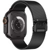 „Apple Watch“ dirželis Forcell F-Design FA11 plieno užsegimas 38/40/41 mm juodas