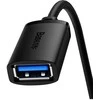 USB 3.0 prailginimo kabelis Baseus vyris į moterišką, AirJoy serija, 2m (juodas)