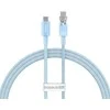 Baseus Explorer 100W USB-C – USB-C laidas su išmaniuoju temperatūros jutikliu 1 m – mėlynas