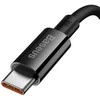 USB laidas per USB-C Baseus Superior 100W 2m (juodas)