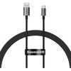 USB laidas per USB-C Baseus Superior 100W 1m (juodas)