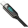 Baseus Ekranas USB - USB C kabelis 66W 1m - Juodas