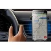Baseus Automobilinis laikiklis 5.4-6.7" ekranų telefonams su belaidžiu įkrovimu 15W, juodas