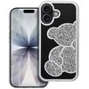 Dėklas Oem Case for iPhone 17 Teddy Bear sidabrinis