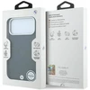 BMW Sign Deboss Quilted Metal Logo MagSafe dėklas iPhone 18 Pro Max / 17 Pro Max - Tamsiai pilkas