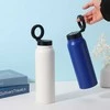 Gertuvė Oem Buteliukas / bidon na wodę metal su laikikliu kompatybilnym su Magsafe 950ml mėlyna